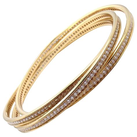 cartier trinity bracelet diamond